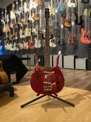 Danelectro '58 Longhorn Electric Bass Guitar - Red Hot